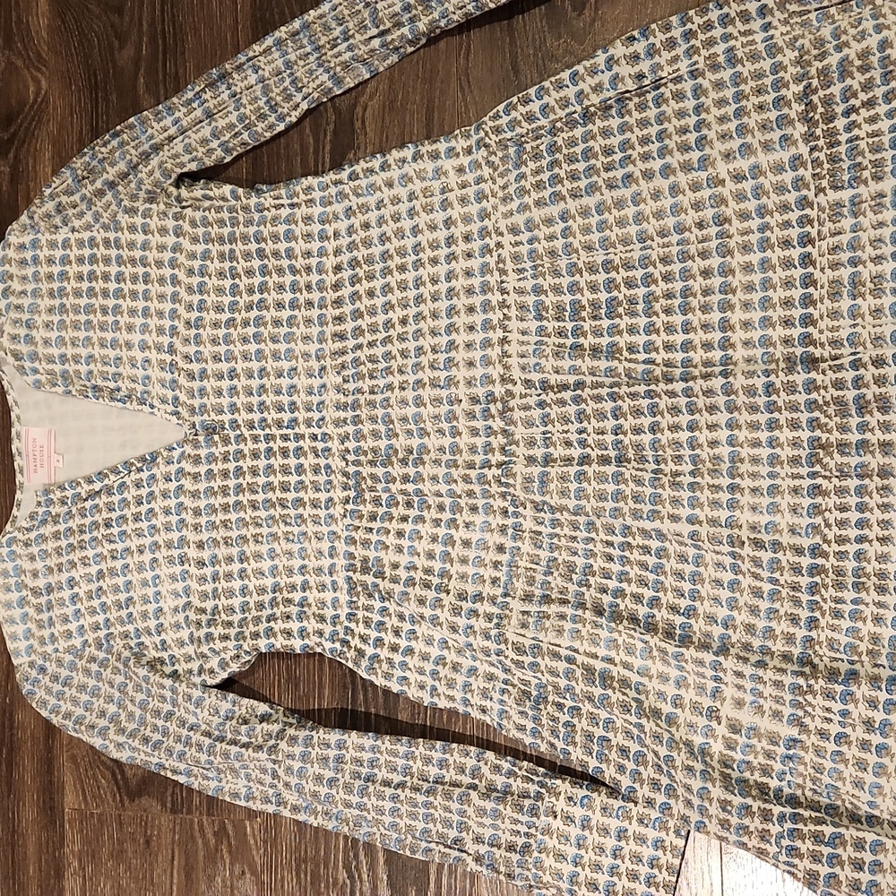 ❤️ HAMPTON HOUSE TIERED LONG SLEEVE MIDI DRESS, SMALL - Picture 3 of 11